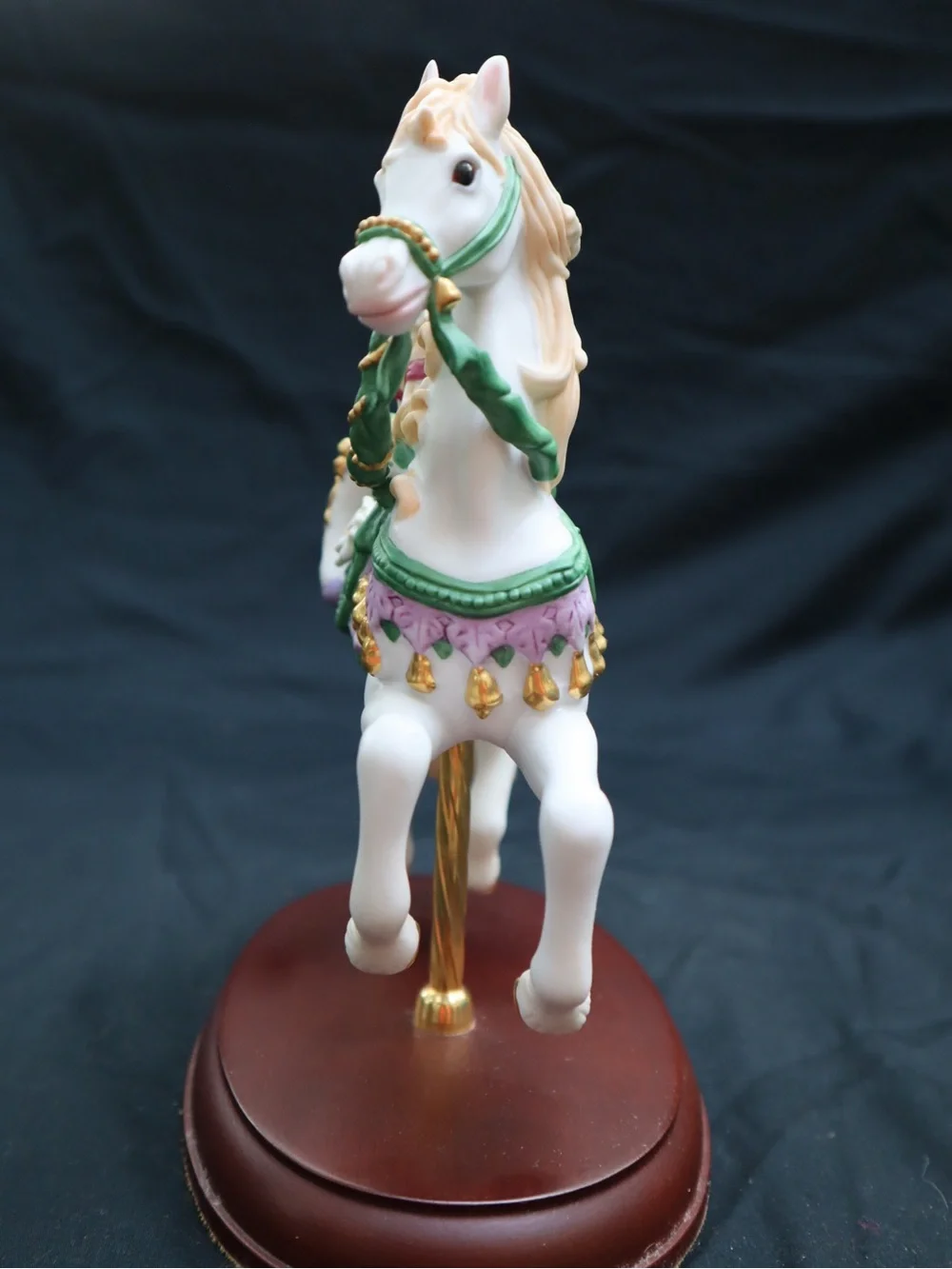 Lenox 1993 Carousel Christmas Horse Figurine